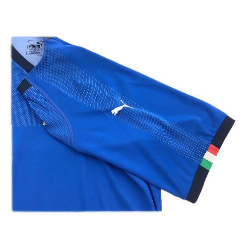 イタリア代表 (イタリアダイヒョウ) 2018シーズン ホーム サッカーユニフォーム 752281-01 メンズ SIZE L ブルー
