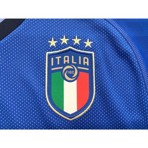 イタリア代表 (イタリアダイヒョウ) 2018シーズン ホーム サッカーユニフォーム 752281-01 メンズ SIZE L ブルー