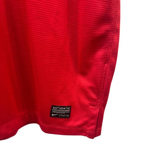 イングランド代表 (イングランドダイヒョウ) サッカーユニフォーム メンズ SIZE L レッド FA(イングランドサッカー協会)創設150周年記念 2013シーズン アウェイ 585520-657