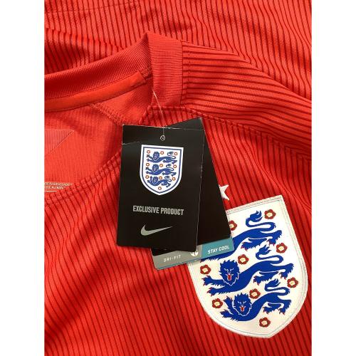 イングランド代表 (イングランドダイヒョウ) サッカーユニフォーム メンズ SIZE L レッド 2014シーズン アウェイ 588102-600