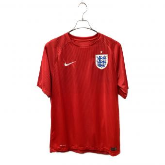 イングランド代表 (イングランドダイヒョウ) サッカーユニフォーム メンズ SIZE L レッド 2014シーズン アウェイ 588102-600
