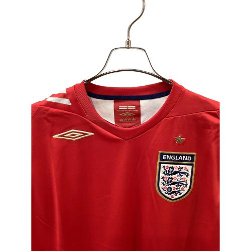 イングランド代表 (イングランドダイヒョウ) サッカーユニフォーム メンズ SIZE XL レッド 2006シーズン アウェイ UDS6610A
