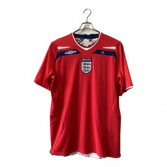 イングランド代表 (イングランドダイヒョウ) サッカーユニフォーム メンズ SIZE XL レッド 2008-2010シーズン ホーム UDS6810A