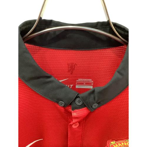 マンチェスターユナイテッド サッカーユニフォーム メンズ SIZE L レッド 2013-2014シーズン ホーム 532837