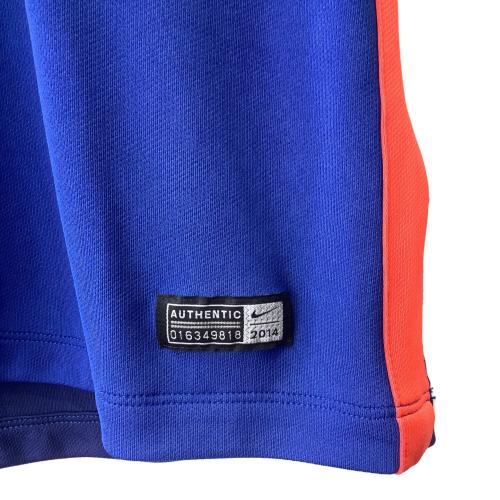 マンチェスターユナイテッド サッカーユニフォーム メンズ SIZE L ブルー 2014-2015シーズン サード 631205