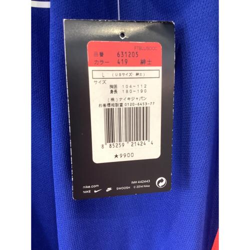マンチェスターユナイテッド サッカーユニフォーム メンズ SIZE L ブルー 2014-2015シーズン サード 631205