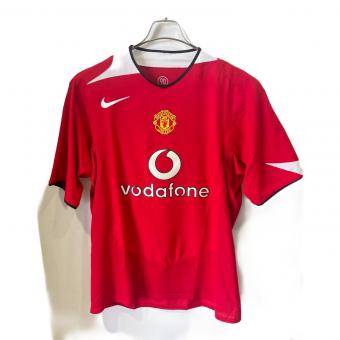 マンチェスターユナイテッド サッカーユニフォーム メンズ SIZE L レッド 2004-2006シーズン ホーム F41205DHA