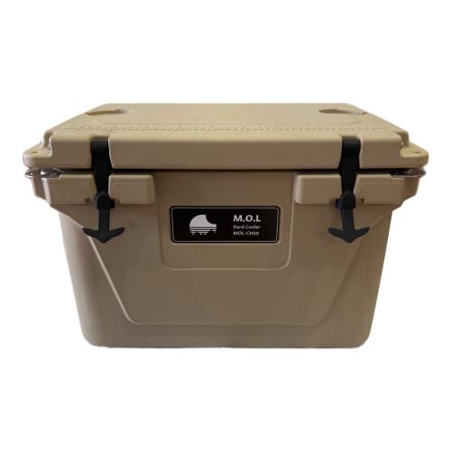M.O.L (モル) クーラーボックス 約10.8ガロン (38 L) サンドベージュ MOL-CH50 ハードクーラー
