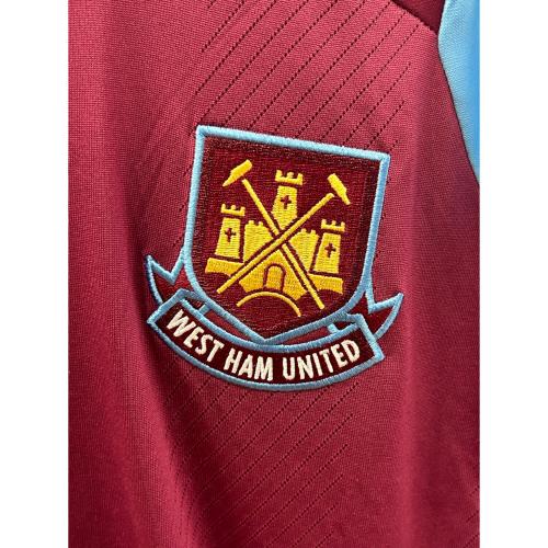 ウェストハム・ユナイテッドFC サッカーユニフォーム メンズ SIZE XL バーガンディxブルー 2008-2009シーズン ホーム 33968126