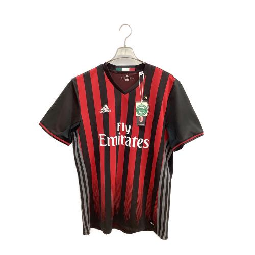 ACミラン (エーシーミラン) サッカーユニフォーム メンズ SIZE 2XO ブラック×レッド 2016-2017シーズン ホーム AP7964