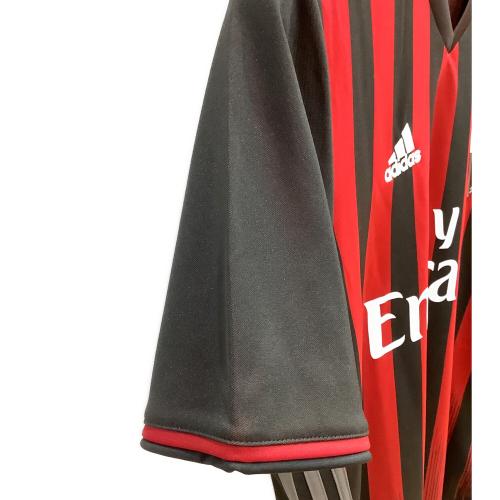 ACミラン (エーシーミラン) サッカーユニフォーム メンズ SIZE 2XO ブラック×レッド 2016-2017シーズン ホーム AP7964