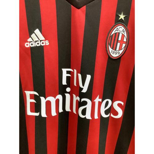 ACミラン (エーシーミラン) サッカーユニフォーム メンズ SIZE 2XO ブラック×レッド 2016-2017シーズン ホーム AP7964