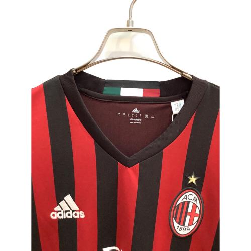 ACミラン (エーシーミラン) サッカーユニフォーム メンズ SIZE 2XO ブラック×レッド 2016-2017シーズン ホーム AP7964