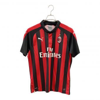 ACミラン (エーシーミラン) サッカーユニフォーム メンズ SIZE L ブラック×レッド 2018-2019シーズン ホーム 754419-06