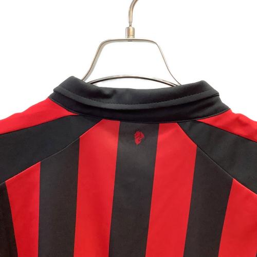 ACミラン (エーシーミラン) サッカーユニフォーム メンズ SIZE L ブラック×レッド 2018-2019シーズン ホーム 754419-06