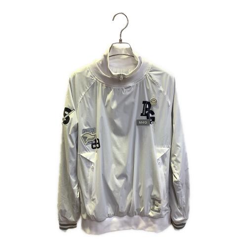 PEARLY GATES (パーリーゲイツ) ゴルフウェア(トップス) 055-4121102 ナイロンストレッチハニカム ツインスニード アウター×インナーセット レディース SIZE M ホワイト