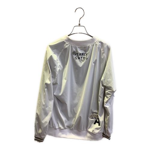 PEARLY GATES (パーリーゲイツ) ゴルフウェア(トップス) 055-4121102 ナイロンストレッチハニカム ツインスニード アウター×インナーセット レディース SIZE M ホワイト