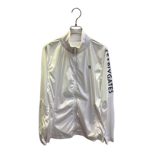 PEARLY GATES (パーリーゲイツ) ゴルフウェア(トップス) 055-4121102 ナイロンストレッチハニカム ツインスニード アウター×インナーセット レディース SIZE M ホワイト