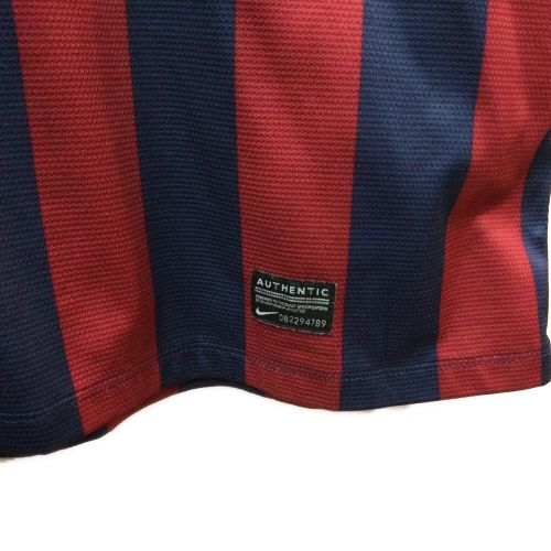 FCバルセロナ (ＦＣバルセロナ) サッカーユニフォーム メンズ SIZE L レッド×ネイビー 【11】ネイマール 2013-2014シーズン ホーム 長袖 547926-413