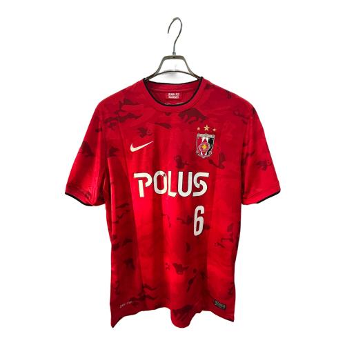 浦和レッズ (ウラワレッズ) サッカーユニフォーム メンズ SIZE XL レッド 【6】山田 暢久 2014シーズン ホーム 585513