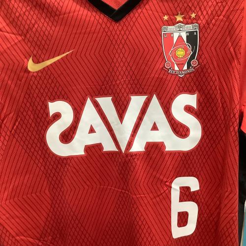 浦和レッズ (ウラワレッズ) 2011シーズン ホーム オーセンティック サッカーユニフォーム 410930-616 【6】山田 暢久 メンズ SIZE XL レッド