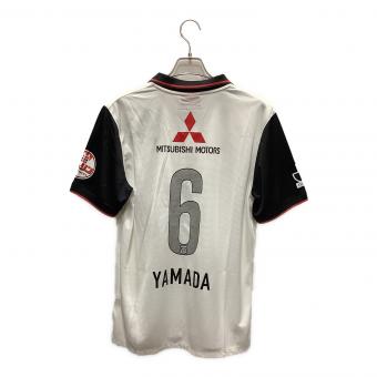 浦和レッズ (ウラワレッズ) 2014シーズン アウェイ サッカーユニフォーム 585514 【6】山田 暢久 メンズ SIZE XL ホワイト