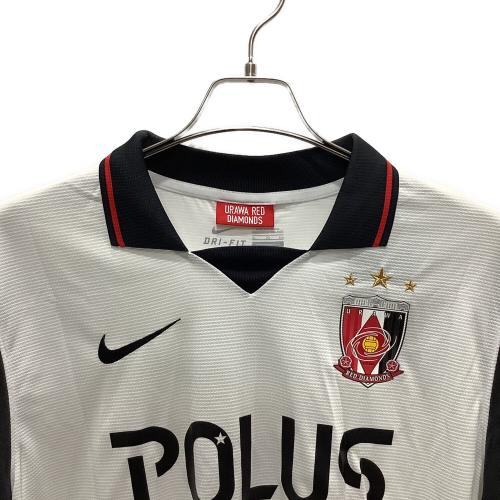 浦和レッズ (ウラワレッズ) 2014シーズン アウェイ サッカーユニフォーム 585514 【6】山田 暢久 メンズ SIZE XL ホワイト