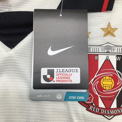 浦和レッズ (ウラワレッズ) 2014シーズン アウェイ サッカーユニフォーム 585514 【6】山田 暢久 メンズ SIZE XL ホワイト