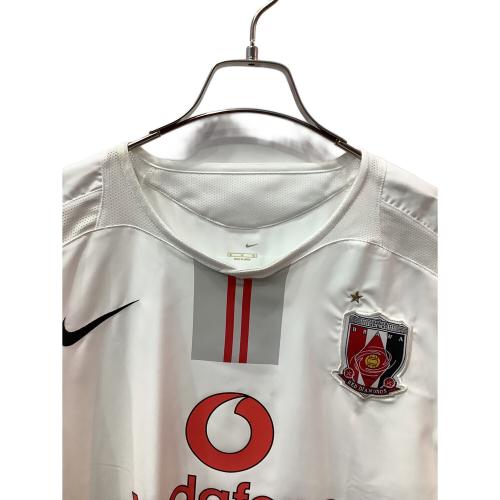 浦和レッズ (ウラワレッズ) サッカーユニフォーム メンズ SIZE XL ホワイト 【9】永井 雄一郎 2006シーズン アウェイ