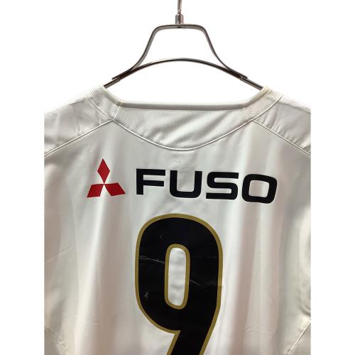 浦和レッズ (ウラワレッズ) サッカーユニフォーム メンズ SIZE XL ホワイト 【9】永井 雄一郎 2006シーズン アウェイ