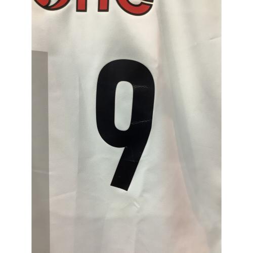 浦和レッズ (ウラワレッズ) サッカーユニフォーム メンズ SIZE XL ホワイト 【9】永井 雄一郎 2006シーズン アウェイ