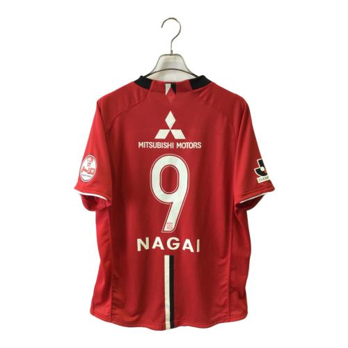 浦和レッズ (ウラワレッズ) サッカーユニフォーム メンズ SIZE XL レッド 【9】永井 雄一郎 2008シーズン ホーム