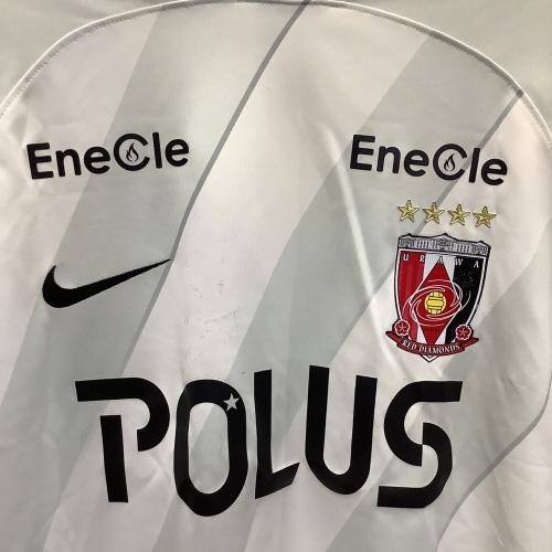 浦和レッズ (ウラワレッズ) 2024シーズン アウェイ サッカーユニフォーム FN8541-043 【30】興梠 慎三 メンズ SIZE XL ホワイト×グレー