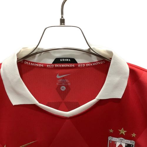 NIKE (ナイキ) 2010シーズンホームユニフォーム  サッカーユニフォーム 385769-611 細貝 萌【3】 メンズ SIZE XL レッド