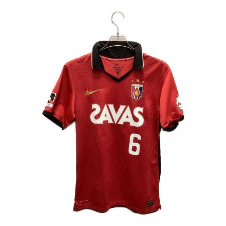 ナイキJリーグ日本サッカーユニフォーム浦和レッズ山田暢久11 12ホーム赤黒 NIKE (ナイキ) 2011シーズンホームユニフォーム サッカーユニフォーム