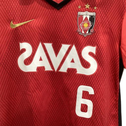 NIKE (ナイキ) 2011シーズンホームユニフォーム サッカーユニフォーム 410928-616 山田 暢久【6】 メンズ SIZE L レッド