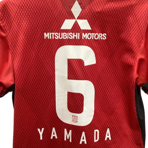 NIKE (ナイキ) 2011シーズンホームユニフォーム サッカーユニフォーム 410928-616 山田 暢久【6】 メンズ SIZE L レッド