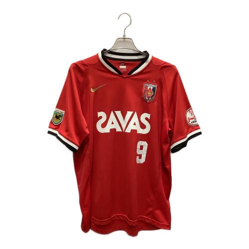NIKE (ナイキ) 2007シーズンホームユニフォーム サッカーユニフォーム 226876 永井 雄一郎【9】 メンズ SIZE XL レッド