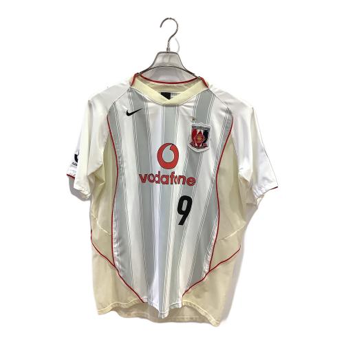 NIKE (ナイキ) サッカーユニフォーム メンズ SIZE XL ホワイト 永井雄一郎【9】 浦和レッズ 2005年 アウェイユニフォーム 196556