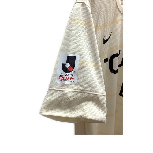 浦和レッズ (ウラワレッズ) サッカーユニフォーム メンズ SIZE XL アイボリー 山田暢久【6】 2013アウェイユニフォーム 517530-710