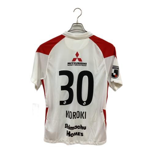 浦和レッズ (ウラワレッズ) 2021シーズン アウェイ サッカーユニフォーム CV9241-100 【30】興梠 慎三 メンズ SIZE XL ホワイト