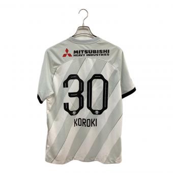 浦和レッズ (ウラワレッズ) 2024シーズン アウェイ サッカーユニフォーム FN8541-043 【30】興梠 慎三 メンズ SIZE XL ホワイト