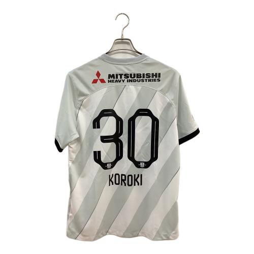 浦和レッズ (ウラワレッズ) 2024シーズン アウェイ サッカーユニフォーム FN8541-043 【30】興梠 慎三 メンズ SIZE XL ホワイト