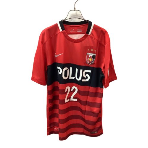 浦和レッズ (ウラワレッズ) サッカーユニフォーム メンズ SIZE XL レッド 500枚限定 2016シーズン 阿部勇樹J1通算500試合出場記念 743919