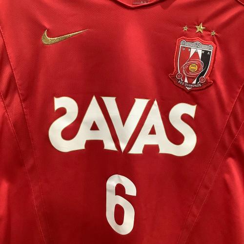浦和レッズ (ウラワレッズ) 2009シーズン ホーム サッカーユニフォーム 【6】山田 暢久 メンズ SIZE XL レッド