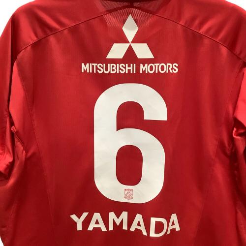 浦和レッズ (ウラワレッズ) 2009シーズン ホーム サッカーユニフォーム 【6】山田 暢久 メンズ SIZE XL レッド