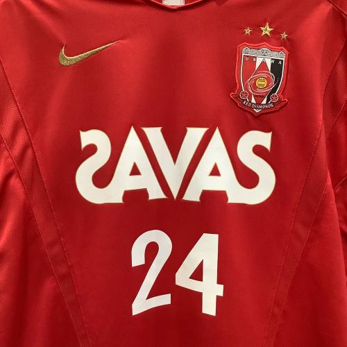 浦和レッズ (ウラワレッズ) 2009シーズン ホーム サッカーユニフォーム 【24】原口 元気 メンズ SIZE XL レッド