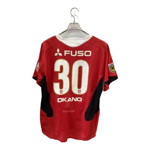 浦和レッズ (ウラワレッズ) サッカーユニフォーム メンズ SIZE XL レッド 【30】岡野 雅行 2006シーズン ホーム