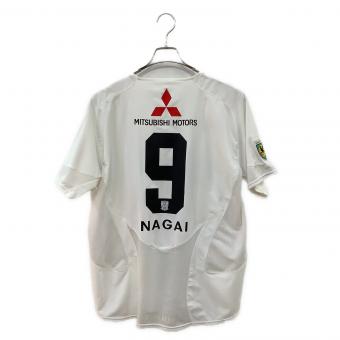 浦和レッズ (ウラワレッズ) 2007シーズン アウェイ サッカーユニフォーム 【9】永井 雄一郎 メンズ SIZE XL ホワイト