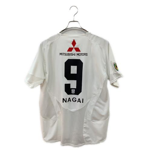 浦和レッズ (ウラワレッズ) 2007シーズン アウェイ サッカーユニフォーム 【9】永井 雄一郎 メンズ SIZE XL ホワイト